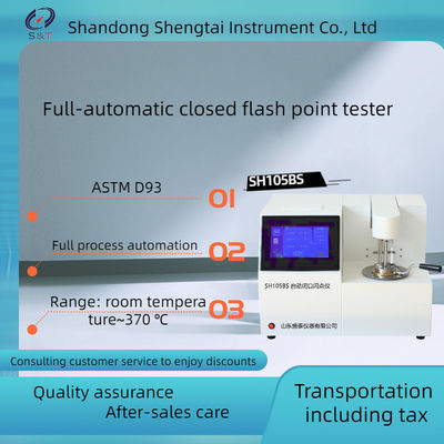 Flash Point Tester ASTM D93 Fully automatic closed mouth flash point tester SH105BS