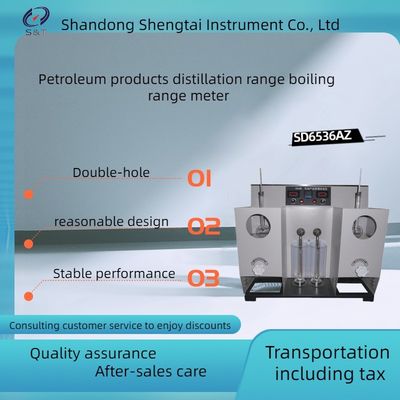 Naphtha Distillation Boiling Range Tester Double Hole Compressor Refrigeration SD6536AZ