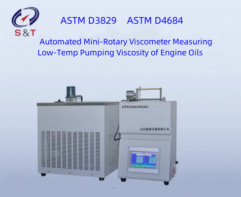 ASTM D4684 Engine Oil Borderline Pumping Temperature Test Apparatus For Oil Analysis