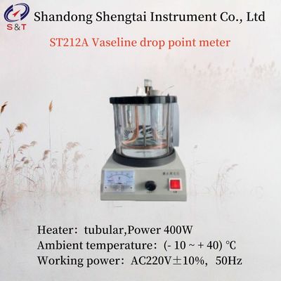 Manual Pharmacopoeia Vaseline Drop Point Tester Heater Power 400W