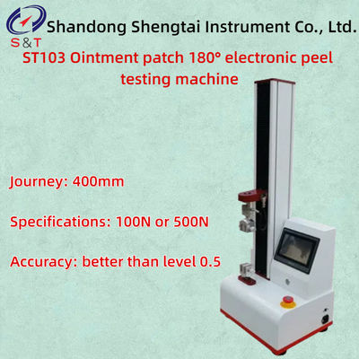 Level 0.5 Ointment Patch 180° Electronic Peel Testing Machine ST103 100N Or 500N