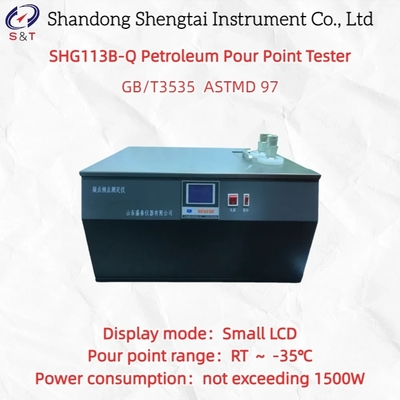 Metal Bath Petroleum Pour Point Tester Twin Compressor Pour Point RT ～ -35℃ ASTM D97