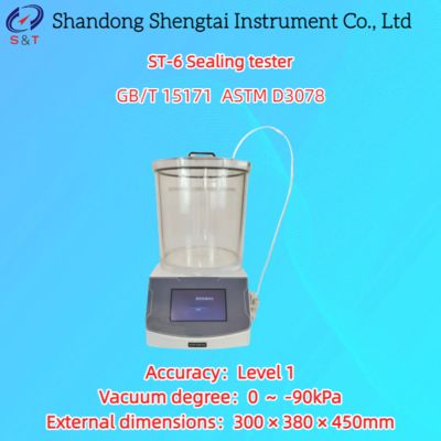 ST-6 Sealing Tester Vacuum water bath negative pressure method ASTM D3078