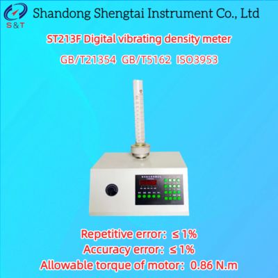 Digital Powder Compaction Density Meter with 250ml Sample Volume 0.86 N.m Torque and AC 220V Power Supply
