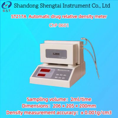 Automatic Drug Relative Density Meter with U-Shaped Oscillating Tube Method for ChP 0601 Compliance