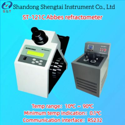 Digital Abbes Refractometer Temp 0 ～ 50℃ Brix 0% - 95% Compressor Refrigeration ST121C