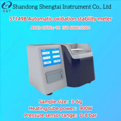 Automatic Oxidation Stability Meter 3-6g Sample RT-200℃ 7-Inch Screen ISO 6886