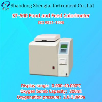Automatic Food And Feed Calorimeter Display 0.000-40.000℃ Ignition 5s ISO 9831