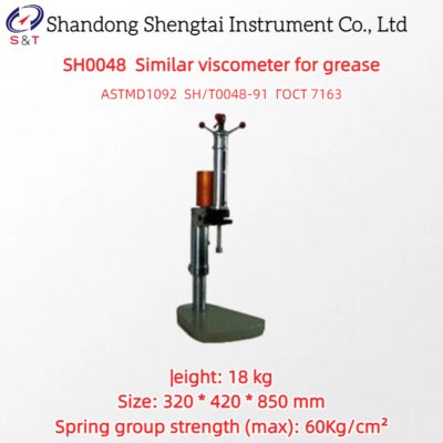 Similar Viscometer For Grease Three-Speed Rotation Capillary Tube 0.025 0.05 0.1cm ASTM D1092