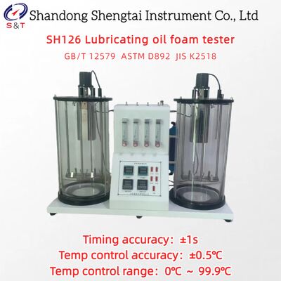 Closed Gear Oil Foam Tester 0℃ ～ 99.9℃ Flow 16 ～ 160ml/Min Timing ±1s ASTM D892