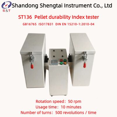 Feed Pellet Durability Index Tester 2 Boxes Speed 50r/Min PDI Value Test ISO17831