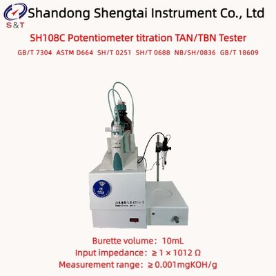Lab Auto Potentiometer Titration TAN/TBN Analyzer For Gear Oil Measure ±2000.0mV ASTM D664