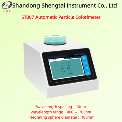 Soybean Wheat Automatic Particle Colorimeter D/8 Lighting Wavelength Range 400 ～ 700nm ST807