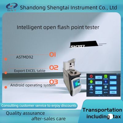 SH707 Intelligent open flash point tester Android operating system, Internet plus technology