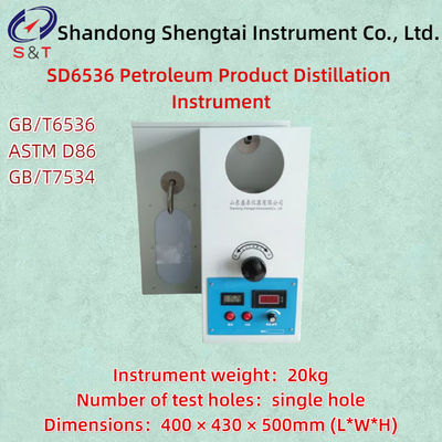 Thiết bị chưng cất sản phẩm dầu mỏ ASTM D86 Một lỗ 100ml Thủy đo