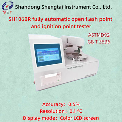 Toàn bộ tự động mở điểm phát sáng và điểm lửa kiểm tra ASTMD92 Độ chính xác 0,5%