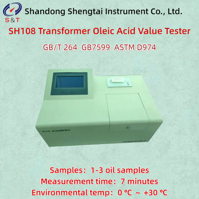 3 Mẫu dầu biến áp Máy kiểm tra giá trị axit oleic ASTM D974 đo 7min Lượng 300W