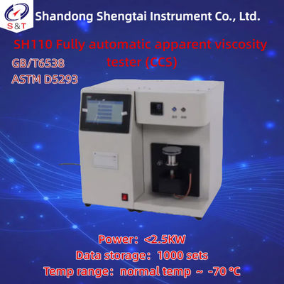 Kiểm tra độ nhớt hiển thị hoàn toàn tự động ASTM D5293 Kho lưu trữ dữ liệu dầu động cơ 1000 bộ