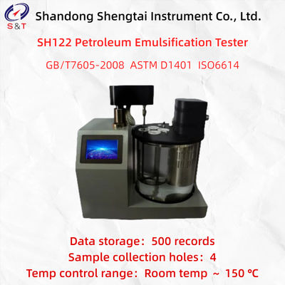 Máy thử nhũ tương dầu mỏ 4 lỗ 500 Bản ghi lưu trữ Độ phân giải ≤ 0.01 ℃ ASTM D1401