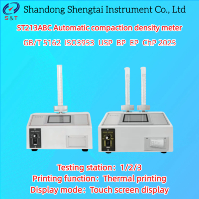 Máy kiểm tra mật độ nén tự động cho bột gốm với tối đa 400 vòng/phút và mẫu 500g ISO 3953