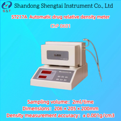 Máy đo mật độ tương đối thuốc tự động với phương pháp ống dao động hình U để tuân thủ ChP 0601