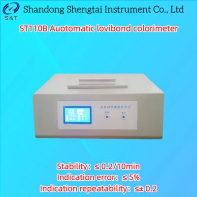 Máy đo màu Lovibond LCD tự động Phương pháp RGB Tính ổn định ≤ 0.2/10min ST110B
