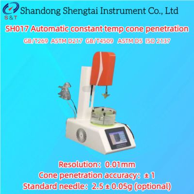 Độ xuyên kim hình nón hằng số nhiệt độ tự động 0 - 700CPT Bùn chịu lửa ASTM D217