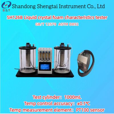 Máy thử đặc tính bọt tinh thể lỏng bồn tắm 2 5 ～ 100℃ Cảm biến PT100 ASTM D892