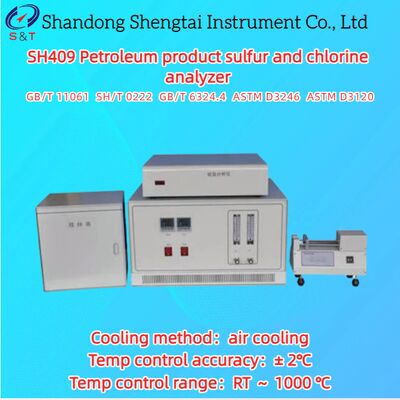 Light Petroleum Sulfur And Chlorine Analyzer S 0.1 ～ 10000mg/L Coulombic Mode ASTM D3120