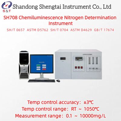 Thiết bị xác định nitơ bằng hóa phát quang 0.1 ～ 10000mg/L ASTM D4629