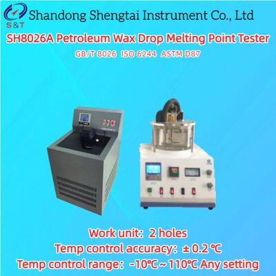 2 lỗ đá dầu dầu mỏ sáp dầu mỏ giọt điểm nóng chảy kiểm tra -10 ° C 110 ° C ASTM D87