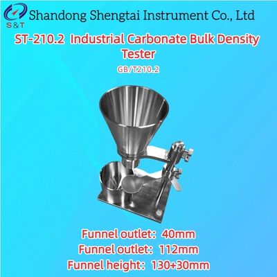 Industrial Carbonate Bulk Density Tester Stainless Steel Control Valve GB/T210.2