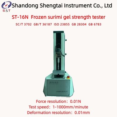 Máy kiểm tra độ bền gel surimi đông lạnh Tốc độ kiểm tra 1 - 1000mm/Phút Lực 0.01N ISO 23855