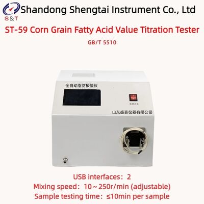 Máy chuẩn độ axit béo hạt ngô 0 - 300mg KOH/100g Cổng USB kép GB/T 5510