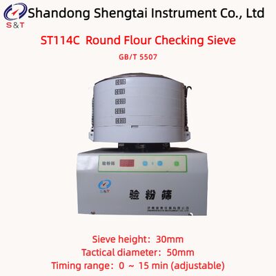 Kiểm tra bột tròn Thời gian sàng lọc 0 15 phút Kiểm tra ngũ cốc điều chỉnh GB / T 5507