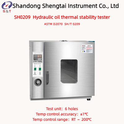 6 lỗ Máy phân tích ổn định nhiệt dầu lỏng thủy lực RT
