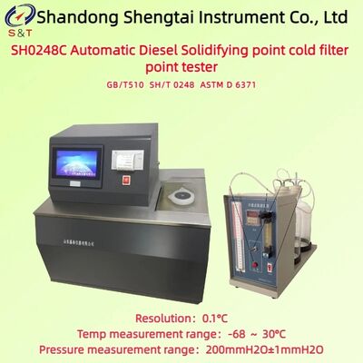 ASTMD 6371 Chất lọc lạnh Điểm kết nối Điểm cố định Kiểm tra điểm -68 30 °C lỗ duy nhất
