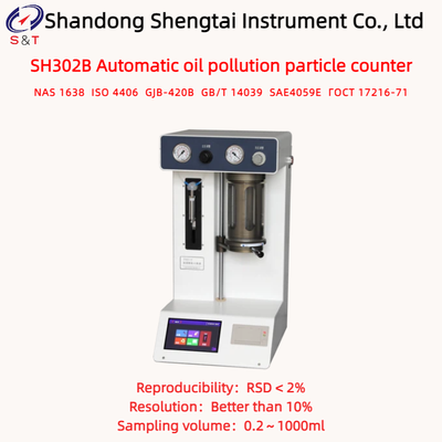 16 kênh máy đếm hạt ô nhiễm dầu tự động mẫu 0,2 ‰ 1000 ml ISO 4406