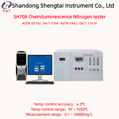 Máy phân tích nitơ lưu huỳnh trong dầu tia cực tím RT1050 °C Mẫu khí 1 5mL ASTM D5453