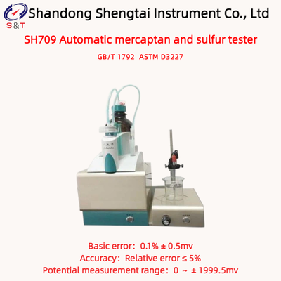 ASTM D3227 Distillate Fuels Mercaptan Sulphur Tester 0 ± 1999.5mv Phương pháp tiềm năng