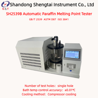 Máy phân tích điểm nóng chảy paraffin tự động một lỗ 0 ° C    120 ° C Toàn năng lượng 800W ASTM D87