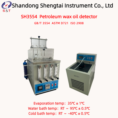 Năng lượng của dầu dầu Vàng Thiết bị 4 Bộ đo dòng chảy Khử hơi 35 °C ± 1 °C ASTM D721