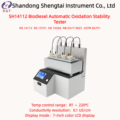 Biodiesel Automatic Oxidation Stability Analyzer Sample 3g RT ～ 220°C ASTM D6751