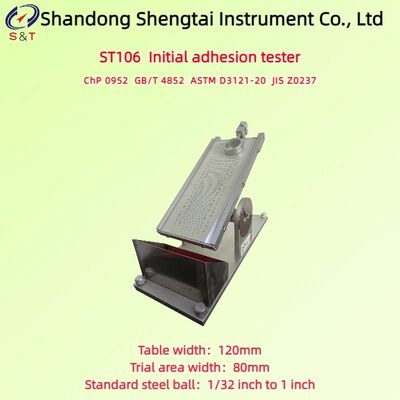 Máy kiểm tra độ bám đầu tiên bằng băng nhạy áp suất 0 ?? 60 ° Chế độ cuộn bóng nghiêng ASTM D3121-20