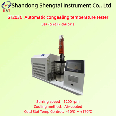 2 lỗ làm mát bằng không khí axit stearic kiểm tra nhiệt độ đông lạnh khuấy động 1200rpm ChP 0613