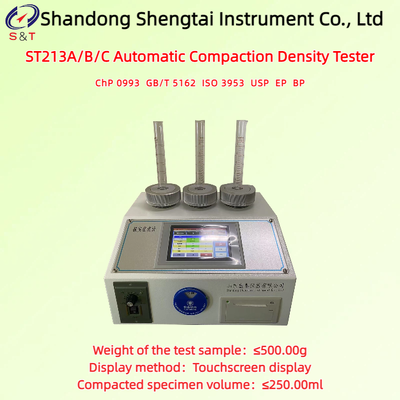 Máy phân tích mật độ nén tự động Mẫu ≤500,00g Màn hình cảm ứng ISO 3953