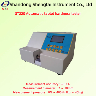 Máy đo độ cứng viên thuốc kỹ thuật số tự động y tế có máy in, đo 10N ~ 400N, đường kính 2 ~ 20mm ChP