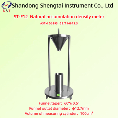 Tiền đệm đo mật độ tích tụ tự nhiên hạt 60 ° ± 0,5 ° thép không gỉ ASTM D6393
