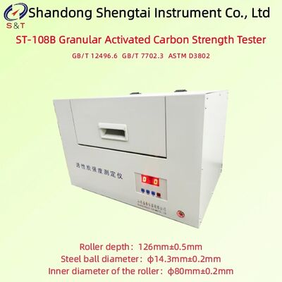 Kiểm tra độ bền cacbon hoạt hóa hạt tốc độ 50 ± 2r/min Đặt trước 5min Thiết kế niêm phong Astm D3802