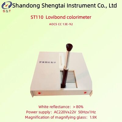 Lovibond Colorimeter Phạm vi thử nghiệm màu đỏ 0.1 79.9 Lovibond đơn vị phóng to 1.9X AOCS CC 13E-92